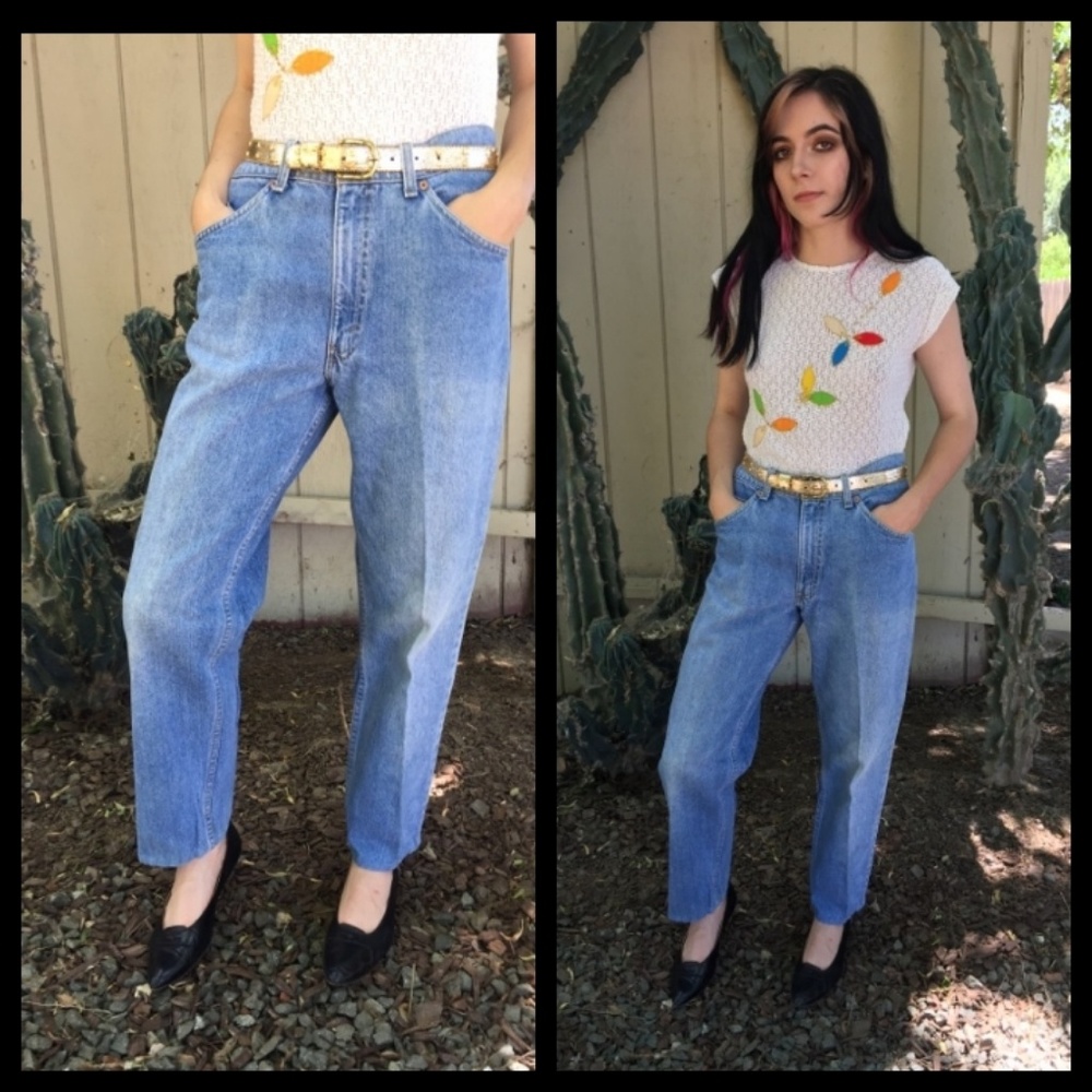 Awesome! Vtg Levi's orange tab 550 jeans!